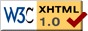 Valid XHTML1.0